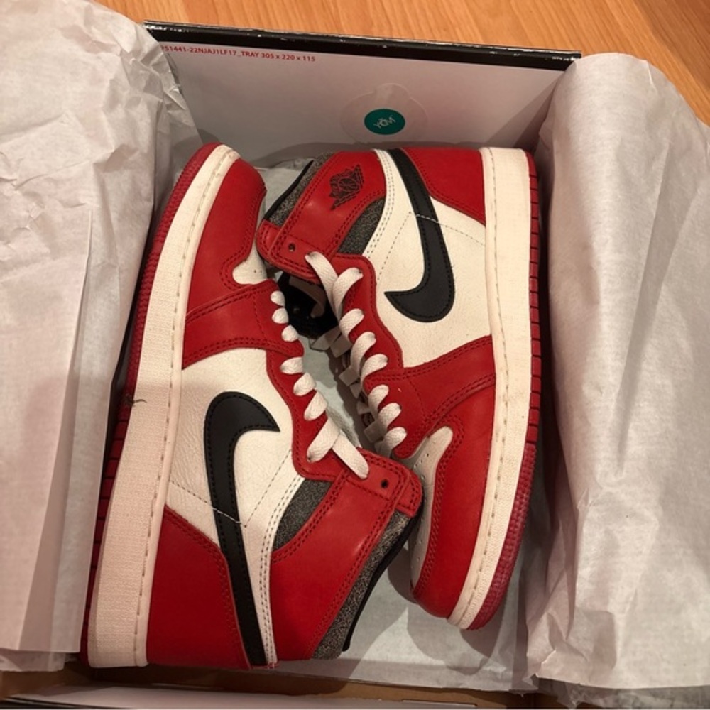 Nike Air Jordan 1 Lost and Found Red and Black Sneakers